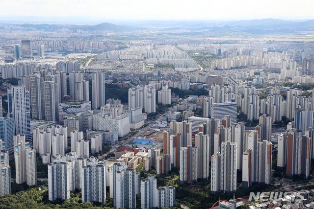 경기도의 아파트 단지 전경. [사진=뉴시스]