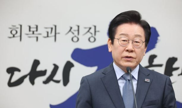 더불어민주당 이재명 대표가 지난 1월 23일 서울 여의도 국회에서 기자회견을 하고 있다. [사진출처=뉴시스]