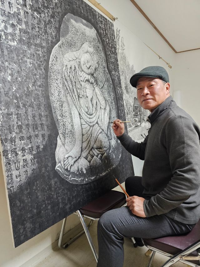 ‘국보’ 안중갑 화가 [사진제공=본인]