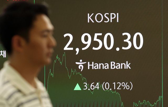 17일 코스피가 전 거래일(2946.66)보다 3.64포인트(0.12%) 오른 2950.30에 마감했다. [사진=뉴시스]