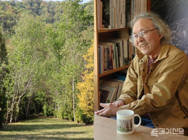 좌 = 우 = 미술관 자작나무숲 원종호 관장&nbsp;