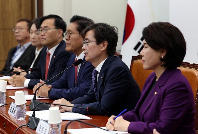 발언하고 있는 국민의힘 조경태 의원. [사진제공=뉴시스]