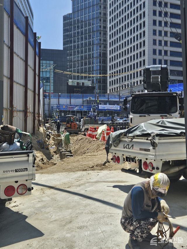 서울의 한 건설현장 모습.&nbsp;ⓒ 투데이신문