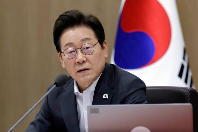 이재명 대통령이 22일 서울 용산 대통령실 청사에서 열린 국무회의에서 발언하고 있는 모습. [사진제공=뉴시스]<br>