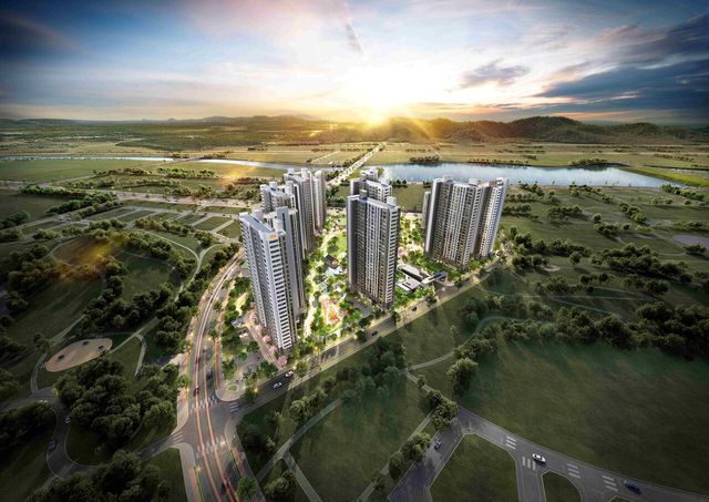 ‘광명시흥 민간참여 공공주택사업’ S1-10·B1-3블록 조감도.[사진=DL이앤씨]