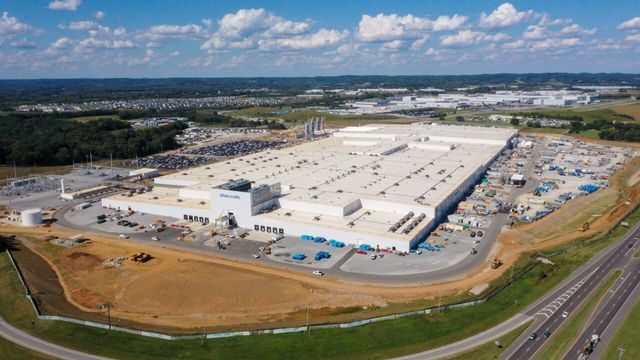 미국 테네시주 스프링힐에 있는 LG에너지솔루션과 GM 합작법인 얼티엄셀즈 2공장의 모습. [사진=뉴시스]