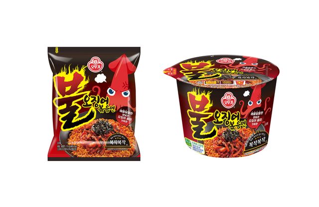 오뚜기 불오징어 볶음면. [사진=오뚜기]