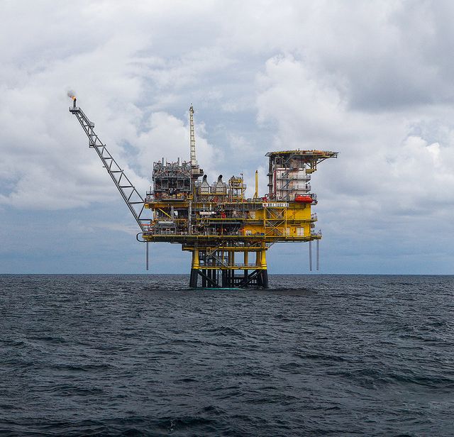 동해가스전 전경. [사진=한국석유공사]