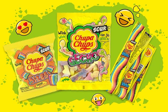 ‘츄파춥스 사워 젤리’ 3종 제품. [사진=농심]