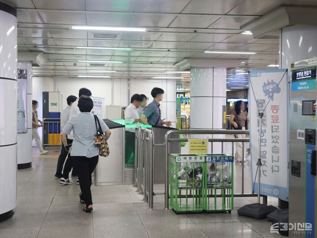서올 소재 한 지하철 역사의 모습.&nbsp;ⓒ투데이신문