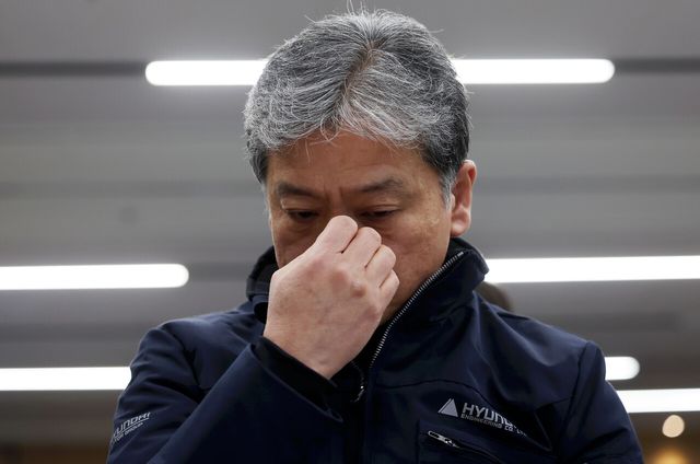 현대엔지니어링 주우정 대표가 지난 2월 28일 서울 종로구 현대빌딩에서 열린 고속국도 제29호선 세종~안성 간 건설공사 브리핑을 진행하고 있다. [사진=뉴시스]