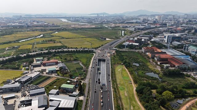 양촌산단교차로 지하차도 모습. [사진=경기도청]