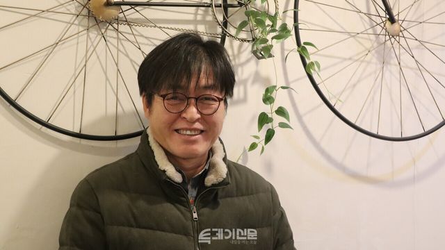 책 <맹자 유감>의 저자 김재욱 작가&nbsp;©투데이신문