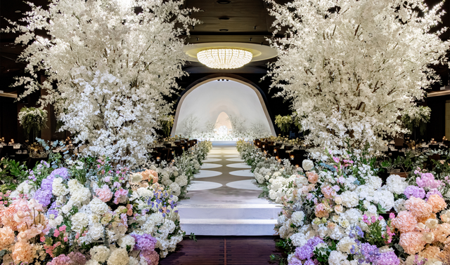 웅진프리드라이프가 전략적 투자를 통해 확보한 프리미엄 웨딩홀 ‘강남 그랜드힐컨벤션’ 전경[사진=웅진프리드라이프]