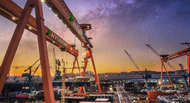 HD현대중공업 조선소 야드. [사진=HD현대]