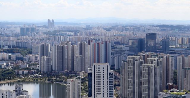 경기도 수원시 광교 신도시 모습. [사진제공=뉴시스]