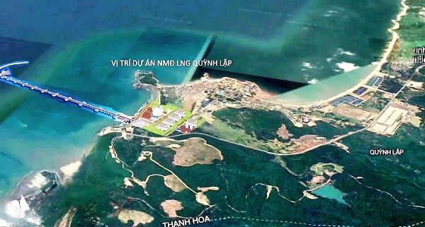 베트남 꾸잉랍 LNG 열병합 발전소 조감도. [사진=베트남 응에안성 홈페이지/뉴시스]