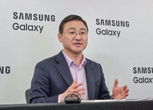 삼성전자 노태문 대표이사 사장이 현지시각으로 25일 미국 샌프란시스코에서 열린 ‘삼성 갤럭시 언팩 2026’ 행사 직후 국내 기자간담회를 진행했다. [사진=삼성전자]
