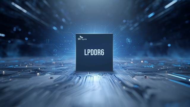SK하이닉스가 개발한 LPDDR6 D램 이미지. [사진=SK하이닉스 뉴스룸]