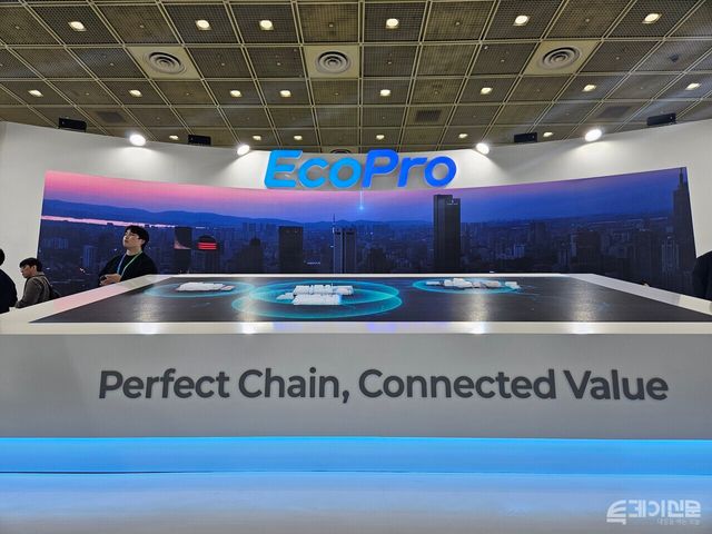 12일 서울 코엑스에서 열린 ‘인터배터리 2026’ 에코프로 부스 모습. ⓒ투데이신문