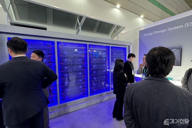 SK온의 에너지저장장치(ESS).&nbsp;ⓒ투데이신문