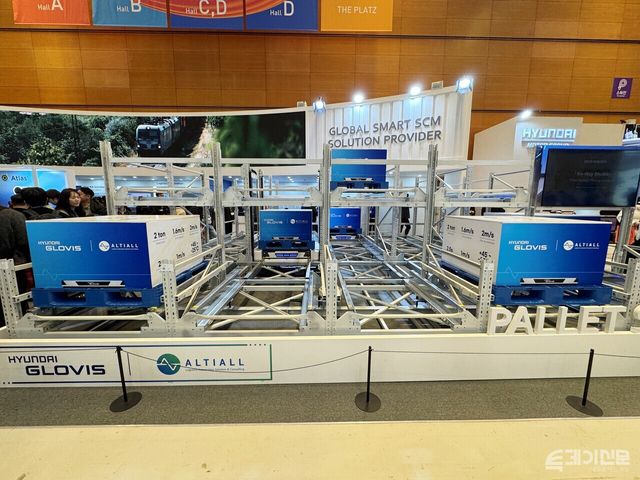 현대글로비스 팔레트 셔틀. ⓒ투데이신문