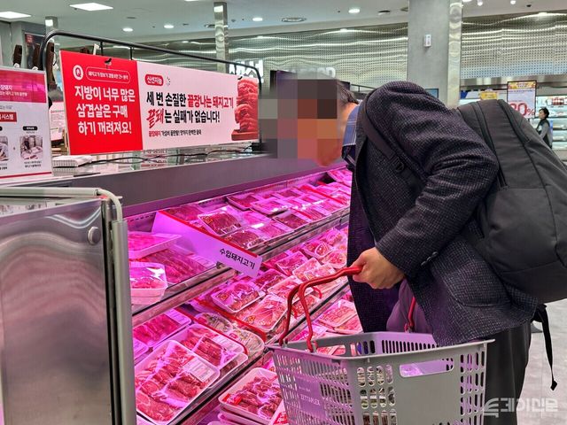 서울 시내 한 대형마트에 수입 축산물 코너.&nbsp;ⓒ투데이신문