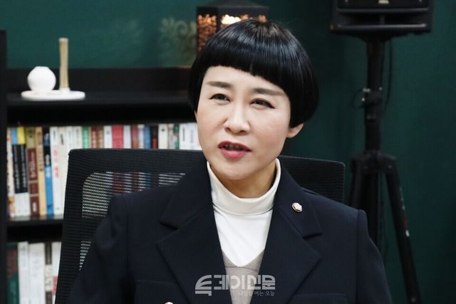 김재원 조국혁신당 의원이 투데이신문과 인터뷰를 하고 있다. ⓒ투데이신문<br>