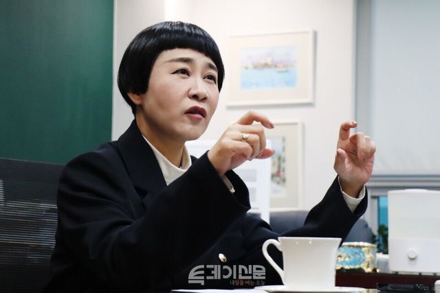 김재원 조국혁신당 의원이 투데이신문과 인터뷰를 하고 있다. ⓒ투데이신문<br>