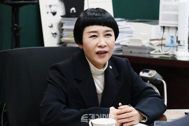 김재원 조국혁신당 의원이 투데이신문과 인터뷰를 하고 있다. ⓒ투데이신문<br>