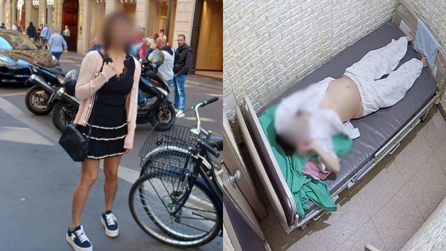 좌=고인의 입원 한 달 전 사진 / 우=2024년 5월 26일 사망 당일 CCTV에 담긴 고인의 모습. [사진제공=W진병원 격리·강박 사망 사건 고인의 유족]