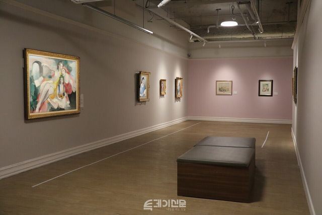 <마리 로랑생 회고전 : 무지개 위의 춤> 전경&nbsp;©투데이신문<br>