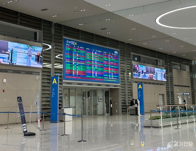 인천국제공항 제2여객터미널 입국장 전경.&nbsp;ⓒ투데이신문