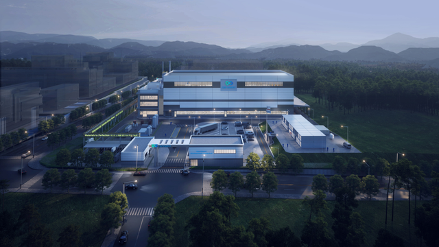 포스코퓨처엠의 합작사 씨앤피신소재테크놀로지가 포항 영일만 4일반산업단지에 건설하는 LFP 양극재 공장 조감도. [사진=포스코퓨처엠]