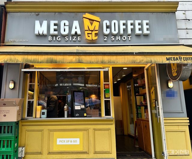 서울시 용산구 소재 커피 프랜차이즈 가맹점. ⓒ투데이신문