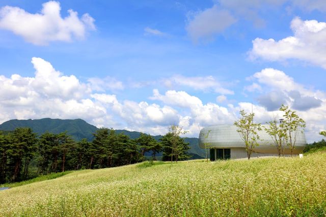경북 봉화 국립백두대간수목원에 위치한 시드볼트 외부 전경. [사진제공=국립백두대간수목원]<br>