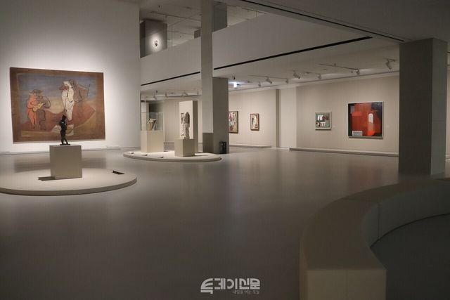 전시 <큐비스트: 시각의 혁신가들> 내부 전경&nbsp;©투데이신문<br>