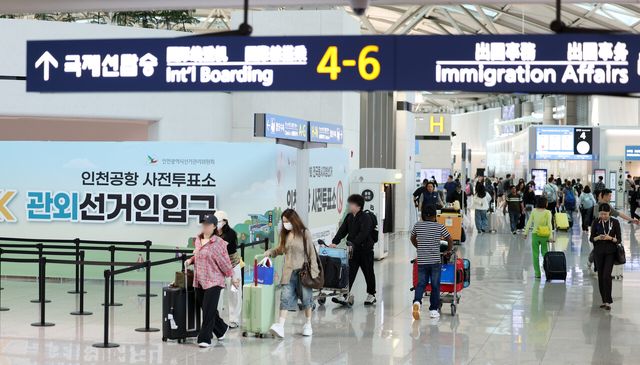 지난 5월 27일 인천국제공항 제1터미널 모습. [사진제공=뉴시스]<br>