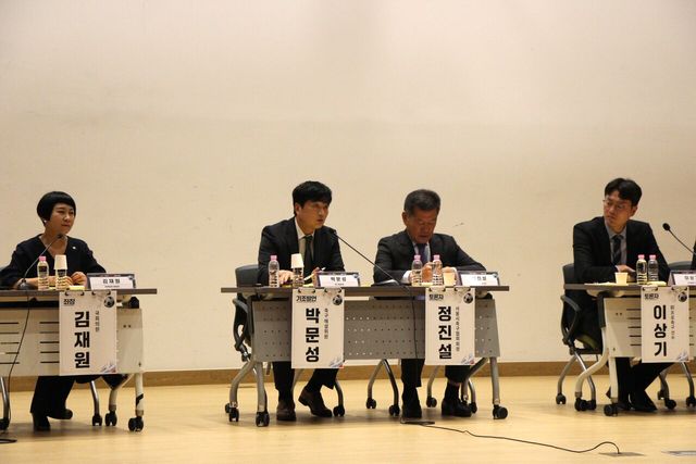 이날 토론회에서 기조 발언을 맡은 박문성 축구 해설위원이 발언하고 있다. ⓒ투데이신문