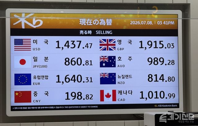 지난 8일 인천공항 환전소. ⓒ투데이신문