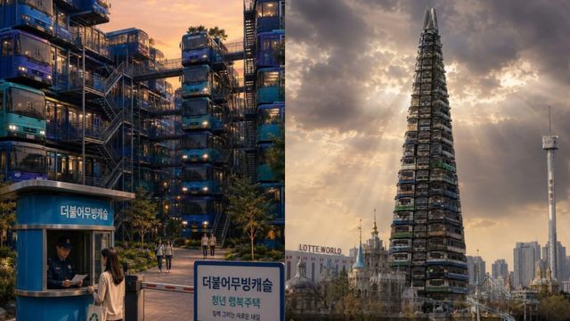 황희 더불어민주당 의원의 폐버스 개조 청년 주택 제안한 이후 온라인에서 관련 조롱성 콘텐츠가 제작, 확산하고 있다. [사진=스레드 캡처/뉴시스]
