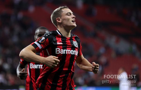 플로리안 비르츠(바이엘04레버쿠젠). 게티이미지코리아