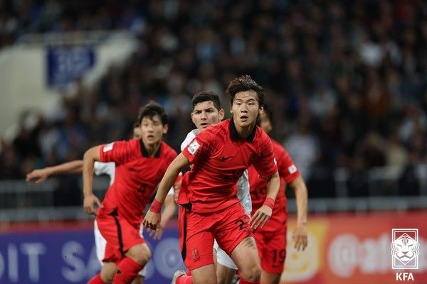 김지수(당시 대한민국 U20 대표팀). 대한축구협회 제공