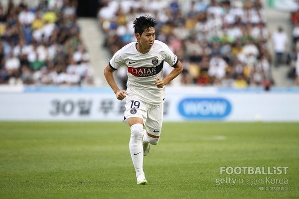 이강인(파리생제르맹). 게티이미지코리아