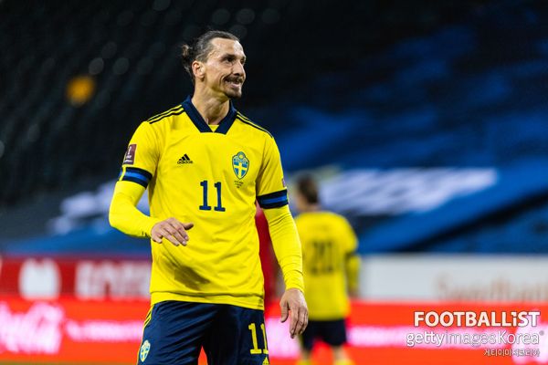 즐라탄 이브라히모비치(스웨덴). 게티이미지코리아