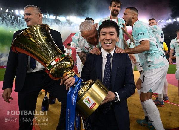 장캉양 인테르밀란 회장. 게티이미지코리아