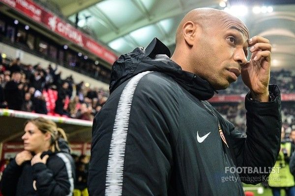 티에리 앙리 감독. 게티이미지코리아