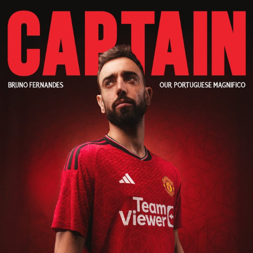 브루누 페르난데스(맨체스터유나이티드). 맨체스터유나이티드 트위터 캡처