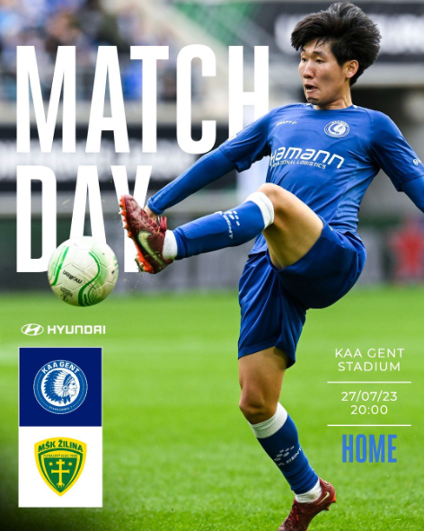 홍현석(KAA헨트). KAA헨트 트위터 캡처