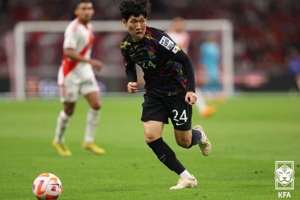 홍현석(대한민국 축구대표팀). 대한축구협회 제공